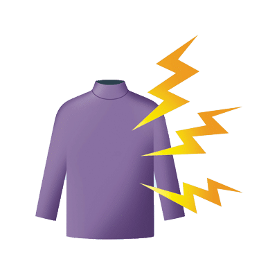 Kleidung elektrisiert: Warum ein St&uuml;ck Alufolie im Alltag hilft