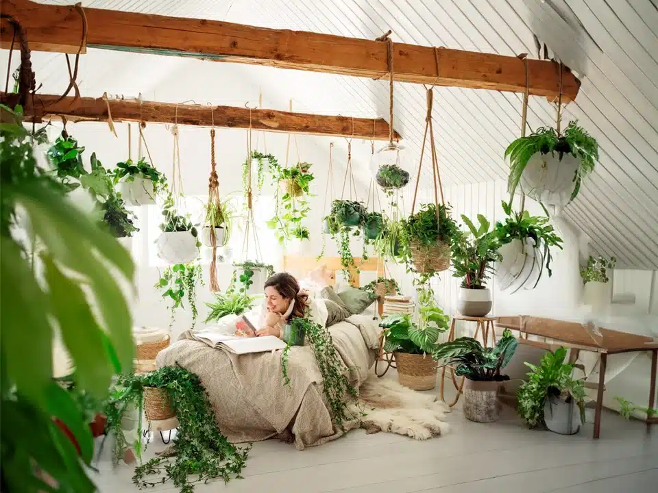 Stellen Sie es in Ihr Schlafzimmer. Nachts produziert es Sauerstoff und verbessert tatsächlich Ihren Schlaf