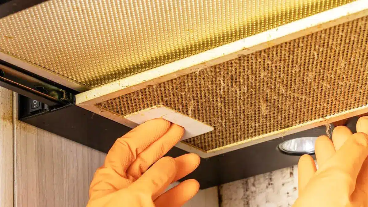 Sie müssen die Haube nicht mehr mit einer Bürste reinigen, sondern einfach aufsprühen