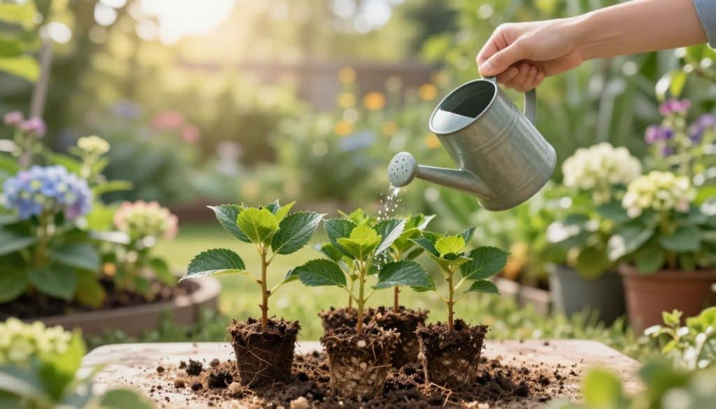 Wie man Stecklinge von Strauchhortensien macht – Trimmen, Bewurzeln und Pflegen