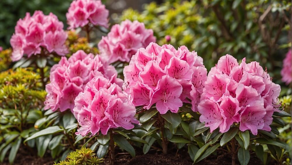 Rhododendren werden unter dem Gewicht der Bl&uuml;ten biegen. Es reicht aus, die Schale einer beliebten Frucht zu haben