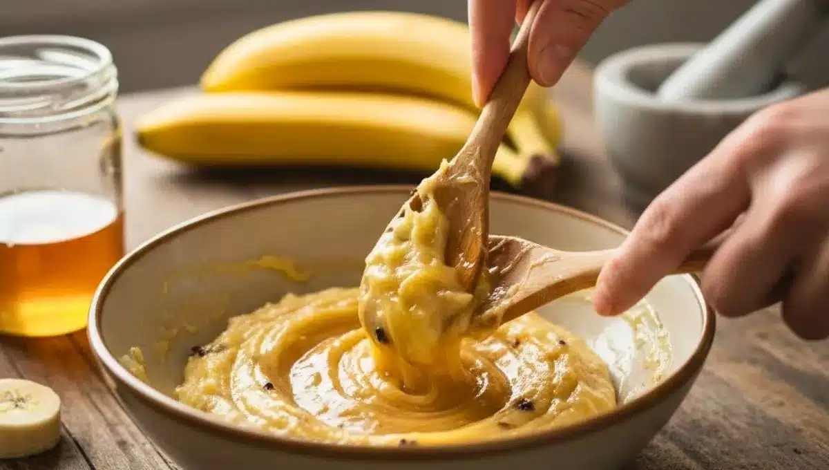 Bananenschale mit Honig mischen: Warum es empfehlenswert ist und wof&uuml;r es gut ist.