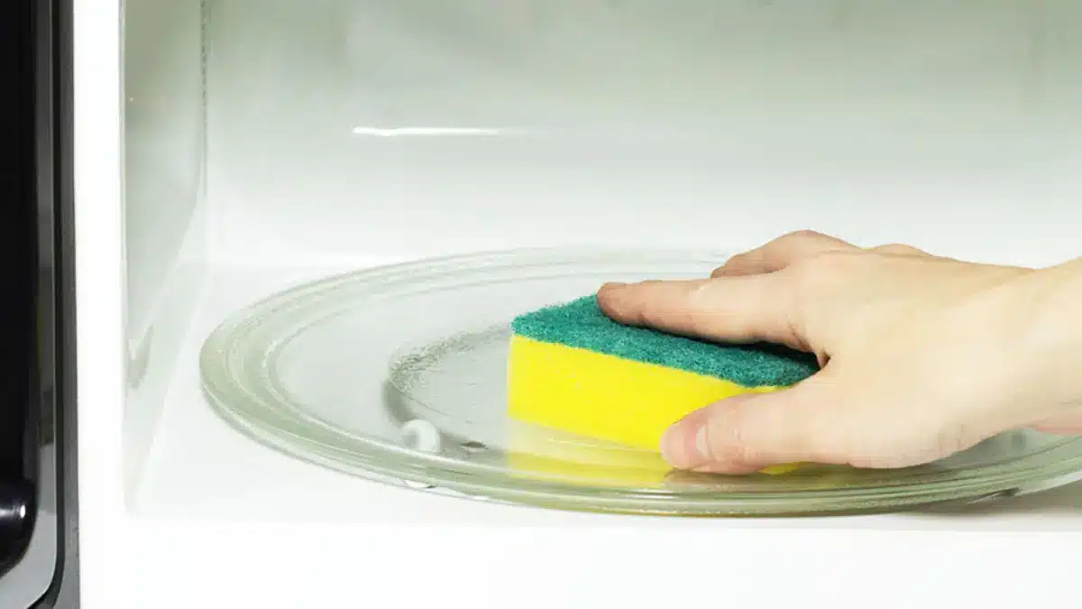 Das wissen nur wenige, aber ein feuchter Schwamm in der Mikrowelle ist einer der nützlichsten Haushaltstipps.