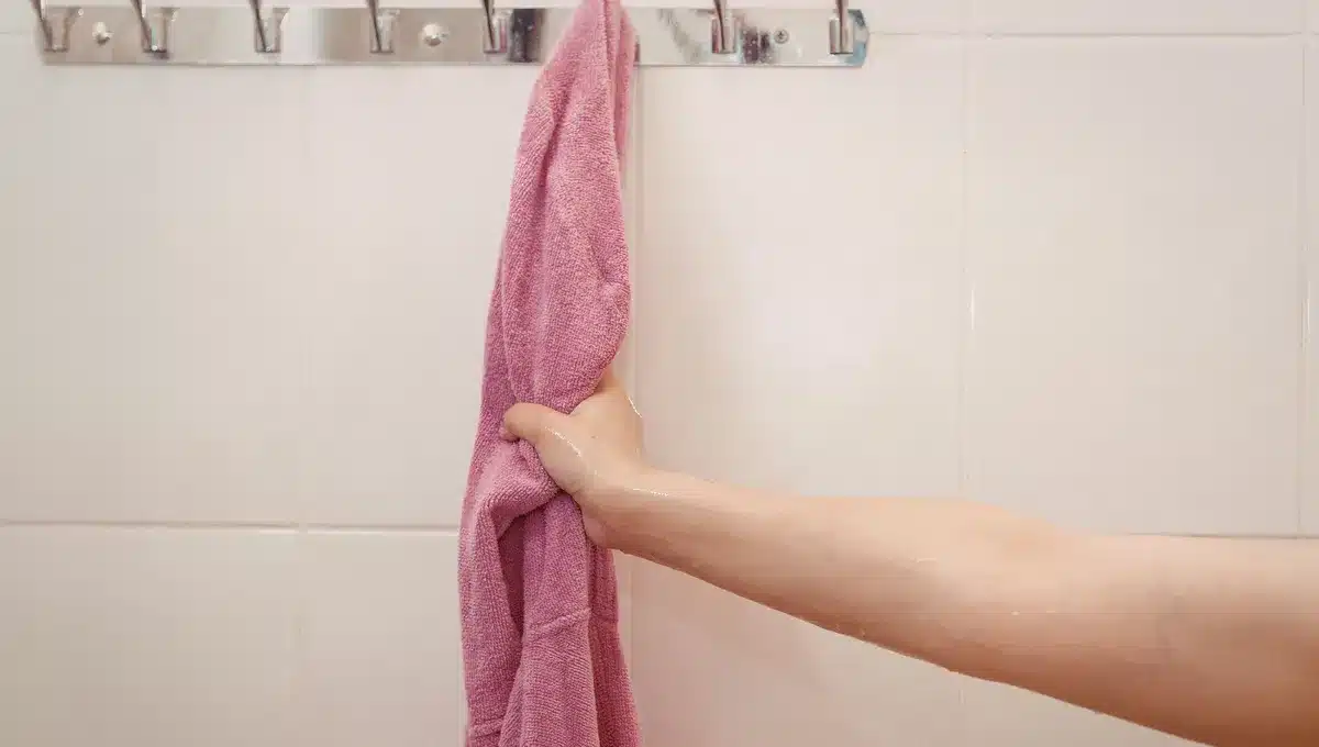 Beseitigen Sie den muffigen Geruch von Badezimmerhandt&uuml;chern f&uuml;r immer: Es sind nur zwei Zutaten erforderlich.